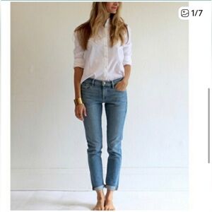 Frame Denim Women's Le Garçon Overturn Jeans